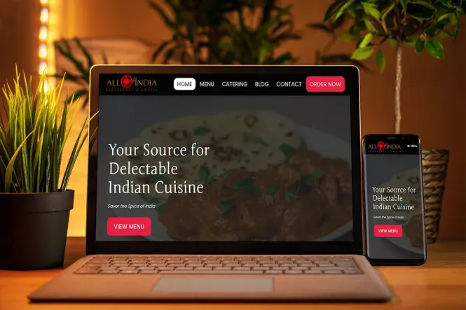 All India Restaurant and Sweets - Project Preview