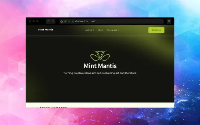 Mint Mantis - WordPress to Astro Migration - Project Preview