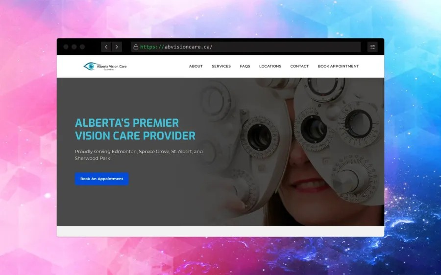 Alberta Vision Care - Project Preview