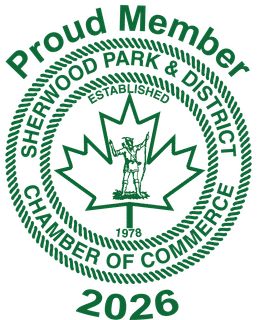 J.A Web Design, proud member of the Sherwood Park & District Chamber of Commerce